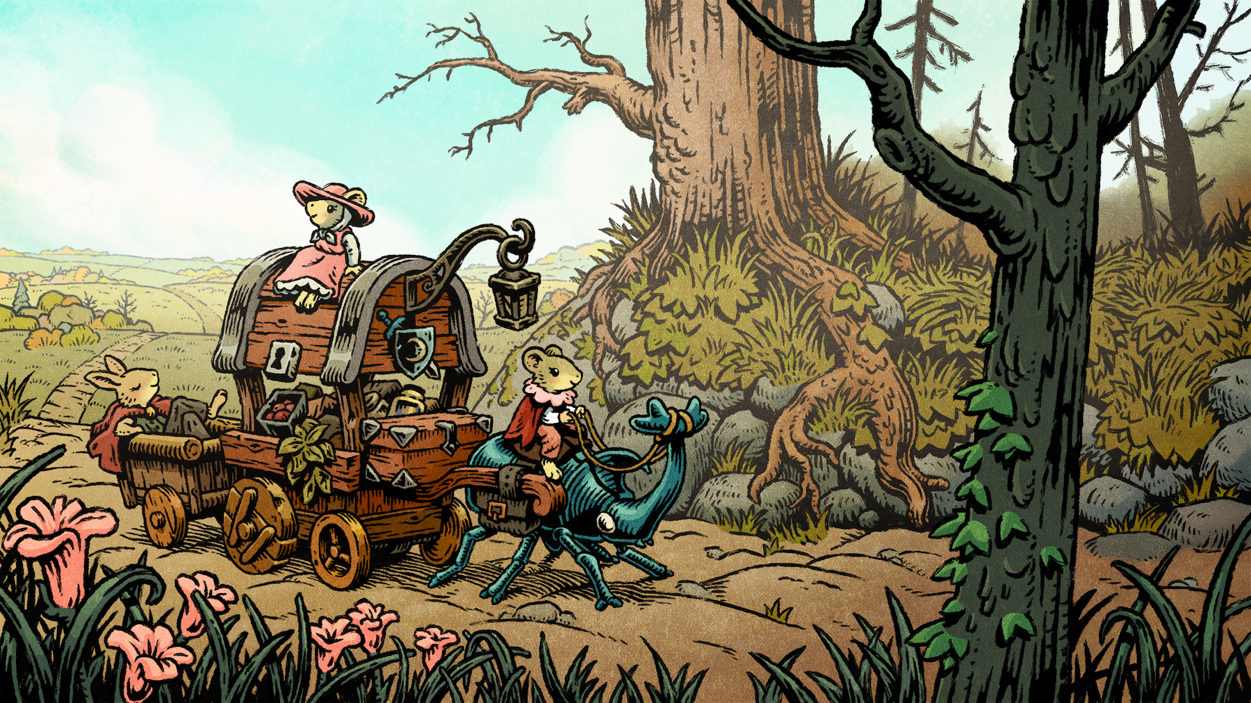 Caravan illustration